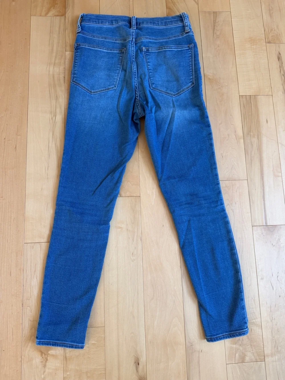 J. Crew Factory High-Rise Blue Stretch Jeans
